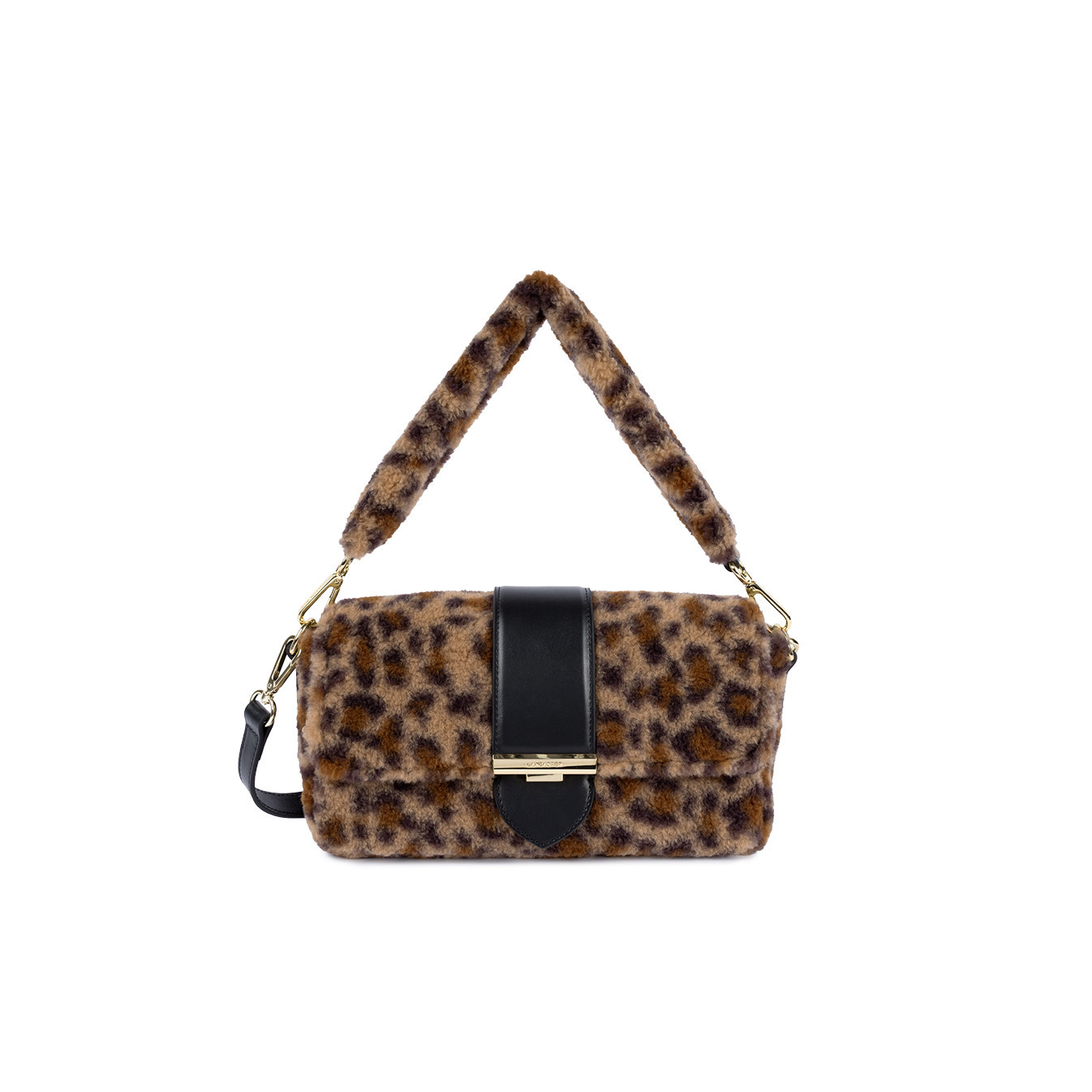 Lancaster Moumoute Bag Bag 518-023 Black Leopard