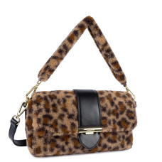 Lancaster Moumoute Bag Bag 518-023 Black Leopard