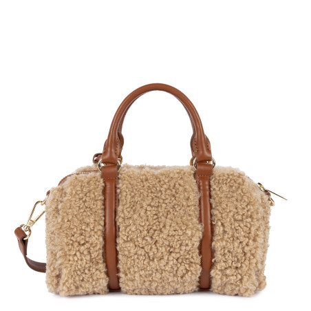 Lancaster Moumoute Mini Bag Plush 518-053 Cognac