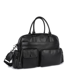Lancaster Soft Vintage Men's Carry-on Bag 320-38 Black