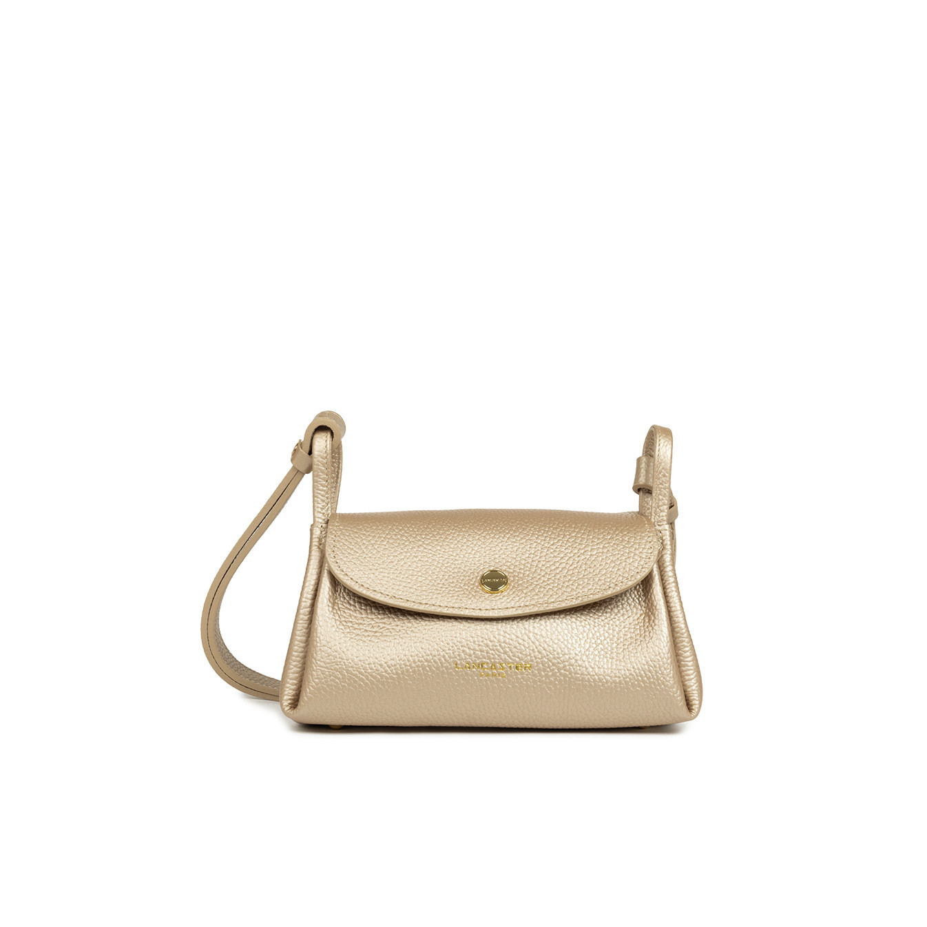Lancaster Accordion Double Small Tote Bag 470-87 Champagne-In-Nude