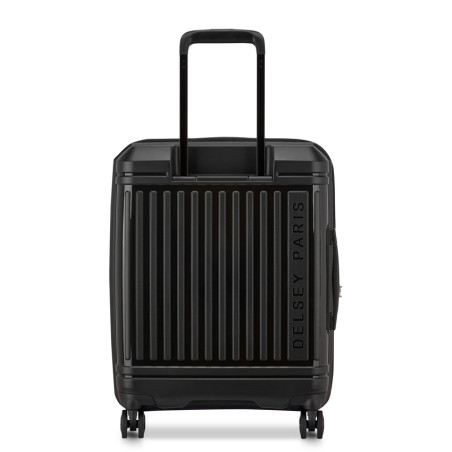 Delsey Lutece Slim Expandable Carry-On 4 Wheels 55 CM TSA Black