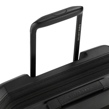 Delsey Lutece Slim Expandable Carry-On 4 Wheels 55 CM TSA Black