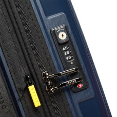 Delsey Lutece Slim Expandable Carry-On 4 Wheels 55 CM TSA Blue