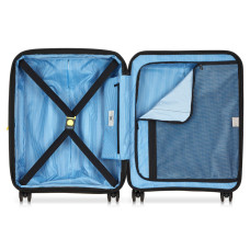 Delsey Lutece Slim Expandable Carry-On 4 Wheels 55 CM TSA Blue