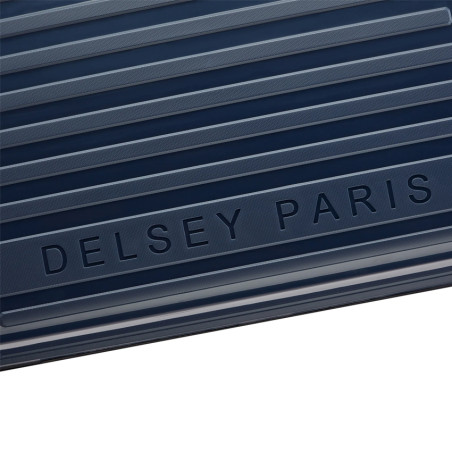 Delsey Lutece Slim Expandable Carry-On 4 Wheels 55 CM TSA Blue