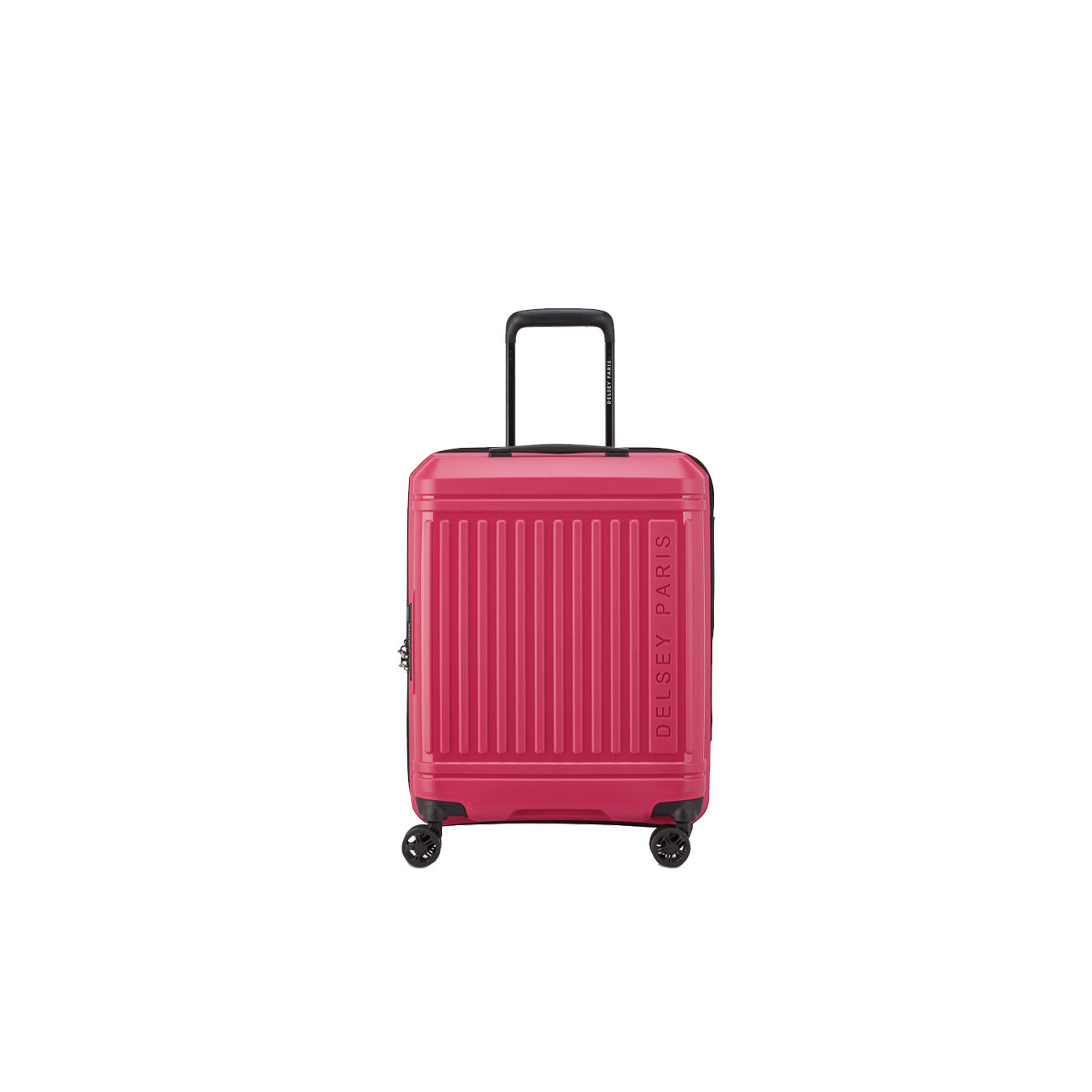 Delsey Lutece Slim Expandable Carry-On 4 Wheels 55 CM TSA Magenta