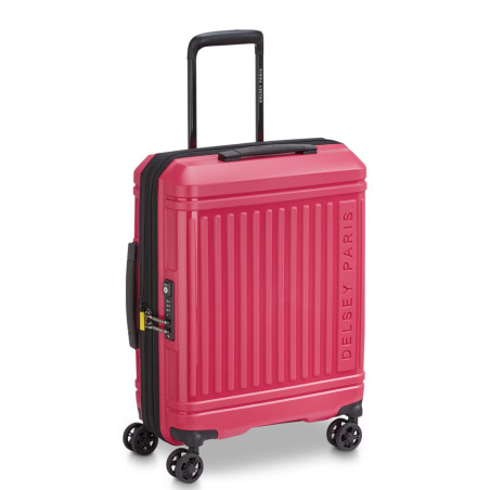Delsey Lutece Slim Expandable Carry-On 4 Wheels 55 CM TSA Magenta
