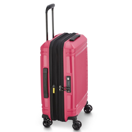Delsey Lutece Slim Expandable Carry-On 4 Wheels 55 CM TSA Magenta