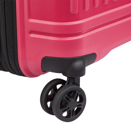 Delsey Lutece Slim Expandable Carry-On 4 Wheels 55 CM TSA Magenta