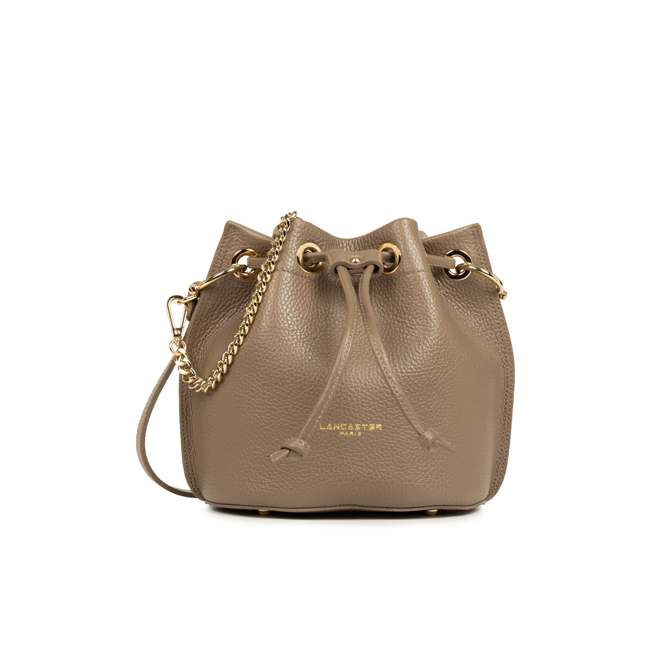 Lancaster Alba Double Bucket Bag 470-80 Taupe In Or