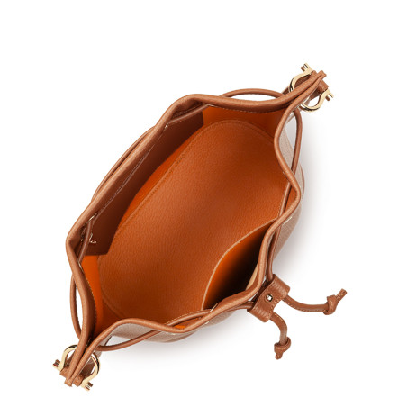 Lancaster Alba Double Bag 470-81 Camel In Orange