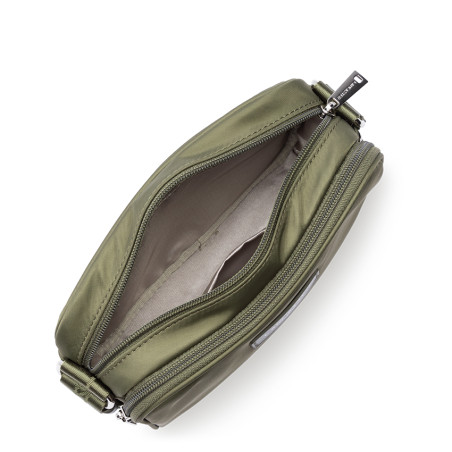 Lancaster Basic Vita Sac Trotteur 510-76 Kaki Fonce ouvert