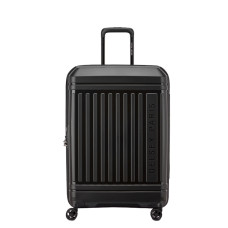 Delsey Lutece Extendable Suitcase M 4 Wheels 68 CM TSA Black