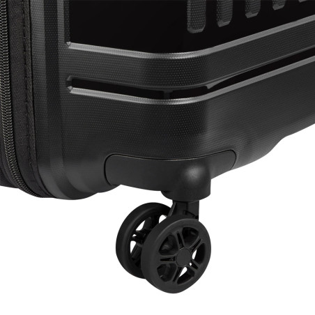 Delsey Lutece Valise M Extensible 4 Roues 68 CM TSA Noir roues