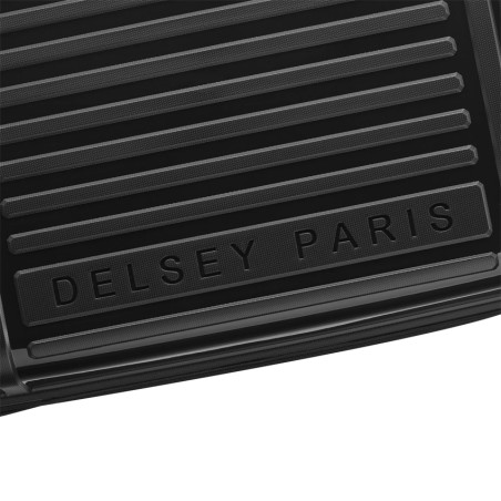 Delsey Lutece Extendable Suitcase M 4 Wheels 68 CM TSA Black