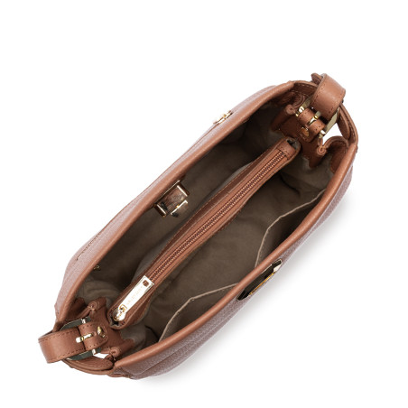 Lancaster Mademoiselle Romy Hobo Bag 572-105 Camel