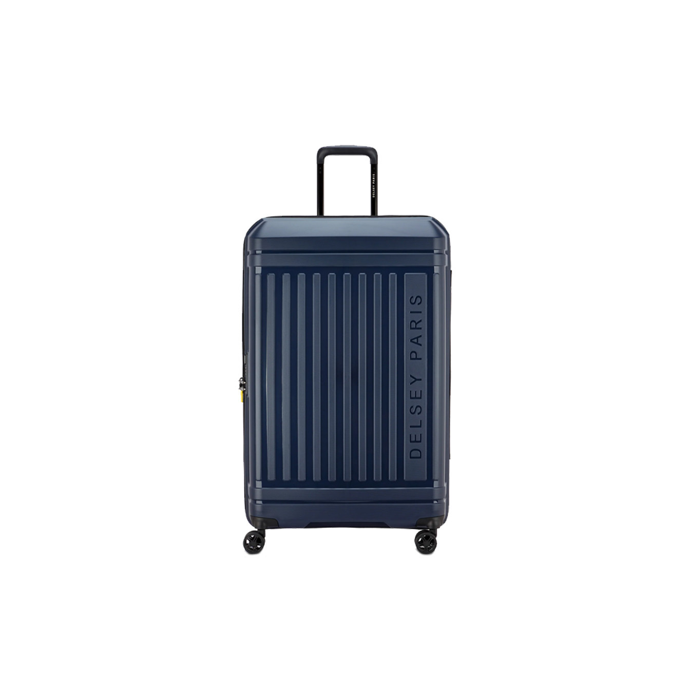 Delsey Lutece Extendable Suitcase L 4 Wheels 79 CM TSA Blue