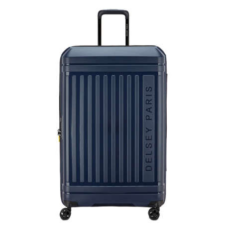 Delsey Lutece Valise L Extensible 4 Roues 79 CM TSA Bleu