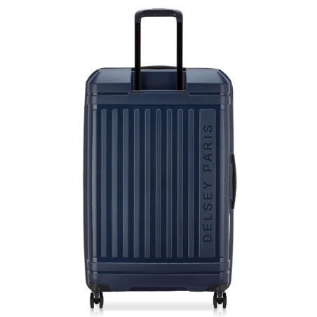 Delsey Lutece Extendable Suitcase L 4 Wheels 79 CM TSA Blue