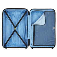 Delsey Lutece Extendable Suitcase L 4 Wheels 79 CM TSA Blue