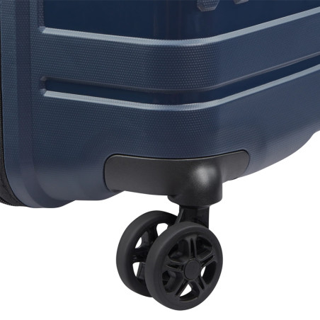 Delsey Lutece Extendable Suitcase L 4 Wheels 79 CM TSA Blue