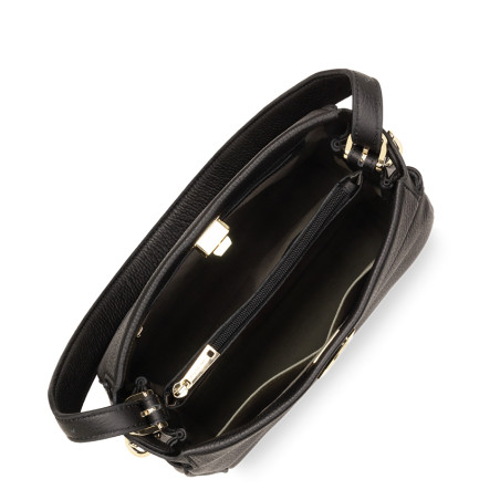 Lancaster Mademoiselle Romy Hobo Bag 572-105 Black