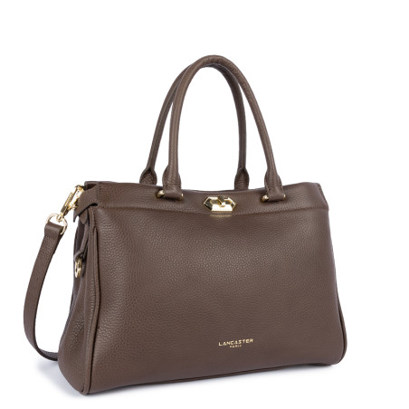 Lancaster Mademoiselle Romy Tote Bag 572-107 Brown