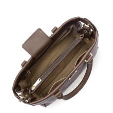 Lancaster Mademoiselle Romy Tote Bag 572-107 Brown