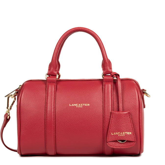Lancaster Milano Ana Polochon Leather Bag 547-102 Red