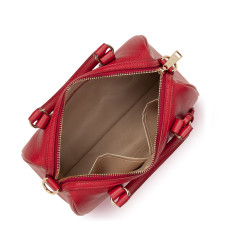 Lancaster Milano Ana Polochon Leather Bag 547-102 Red