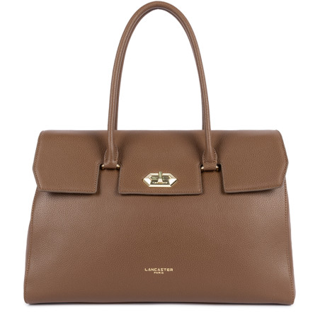 Lancaster Foulonne Milano Handbag Tote 547-57 Chestnut