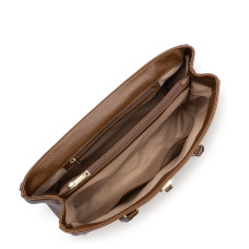 Lancaster Foulonne Milano Handbag Tote 547-57 Chestnut