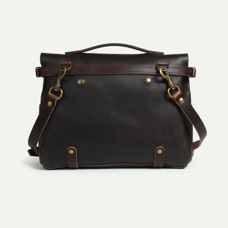 Bleu de Chauffe Messenger Bag Eclair M Brown