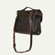 Bleu de Chauffe Messenger Bag Eclair M Brown