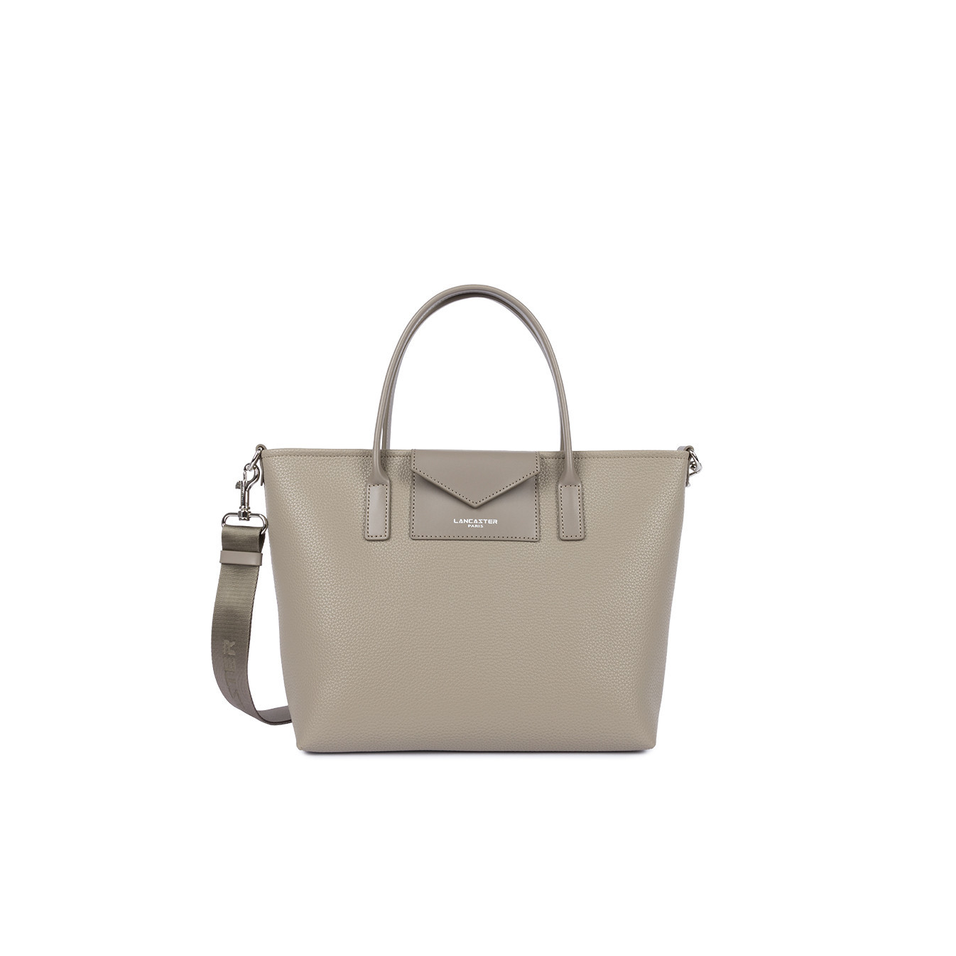 Lancaster Maya Double Kba Sac Cabas 517-102 Galet Fonce
