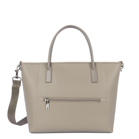 Lancaster Maya Double Kba Sac Cabas 517-102 Galet Fonce dos