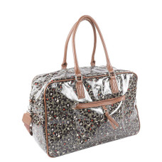 Les Tropéziennes Ruteboeuf 48h Travel Bag Leopard Khaki