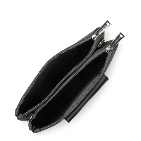 Lancaster Storm KBA Crossbody Pouch Double Compartments 516-70 Dark...
