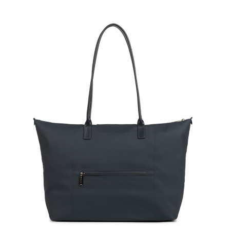 Lancaster Smart Kba Large Shoulder Tote Bag 516-72 Navy Blue