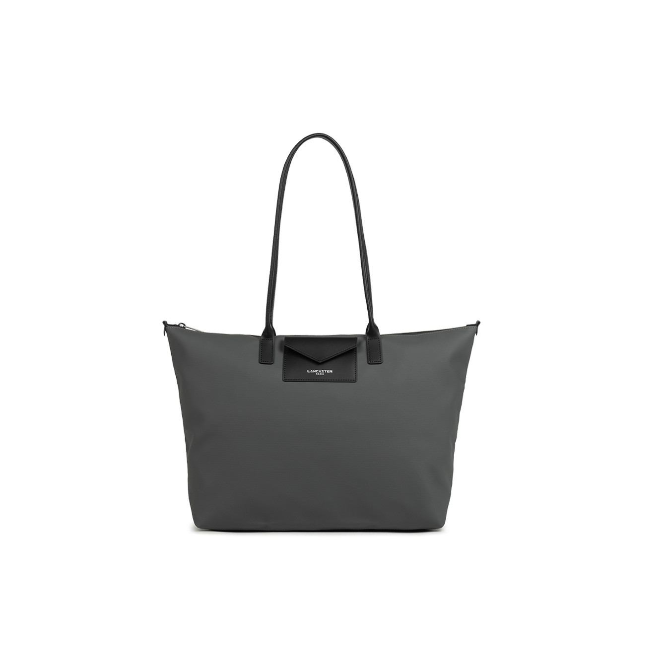 Lancaster Smart Kba Large Shoulder Tote Bag 516-72 Dark Grey