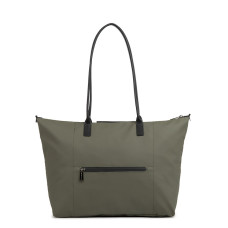 Lancaster Smart Kba Large Tote Shoulder Bag 516-72 Khaki