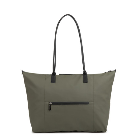 Lancaster Smart Kba Large Tote Shoulder Bag 516-72 Khaki
