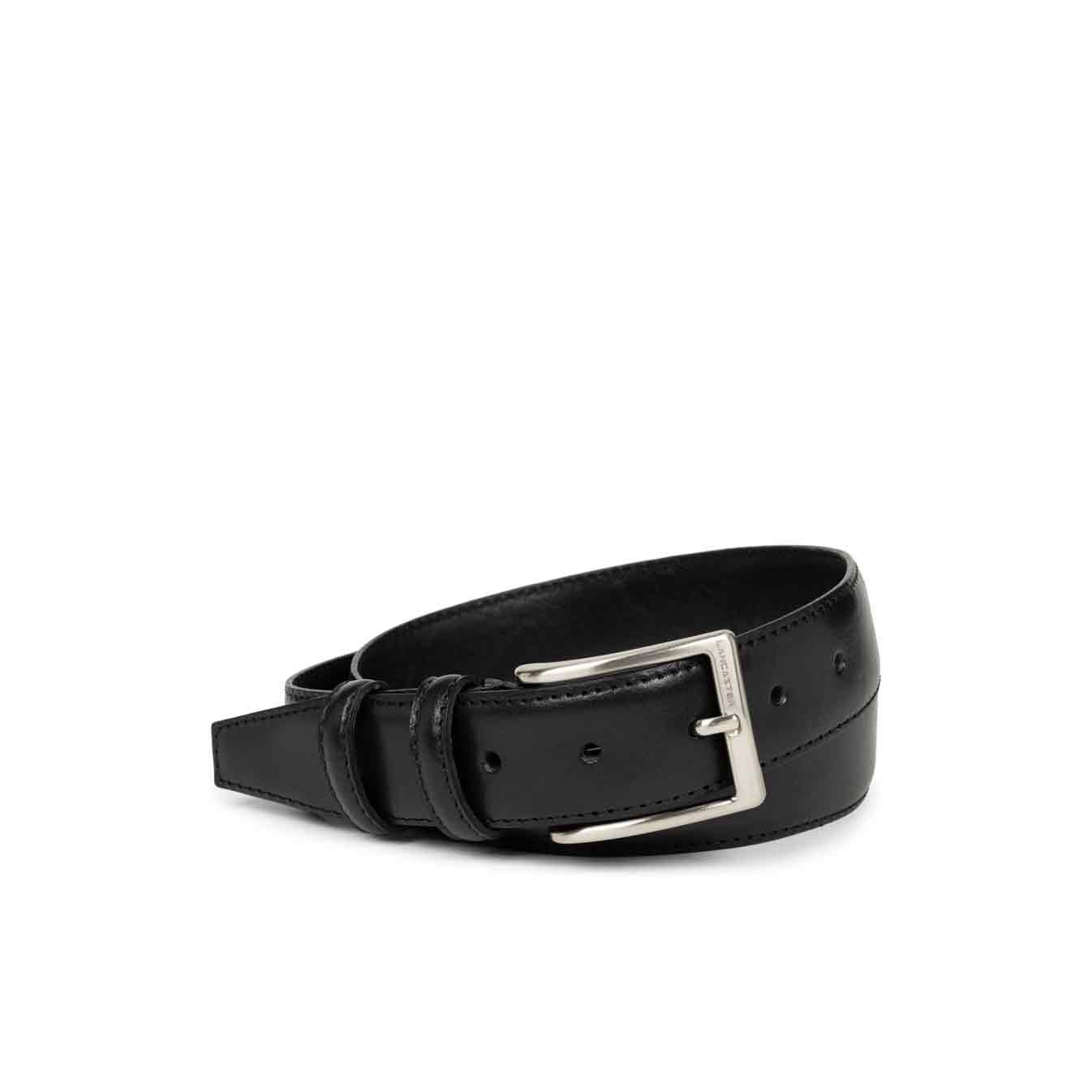 Lancaster Leather Belt for Men 601-11 Black L