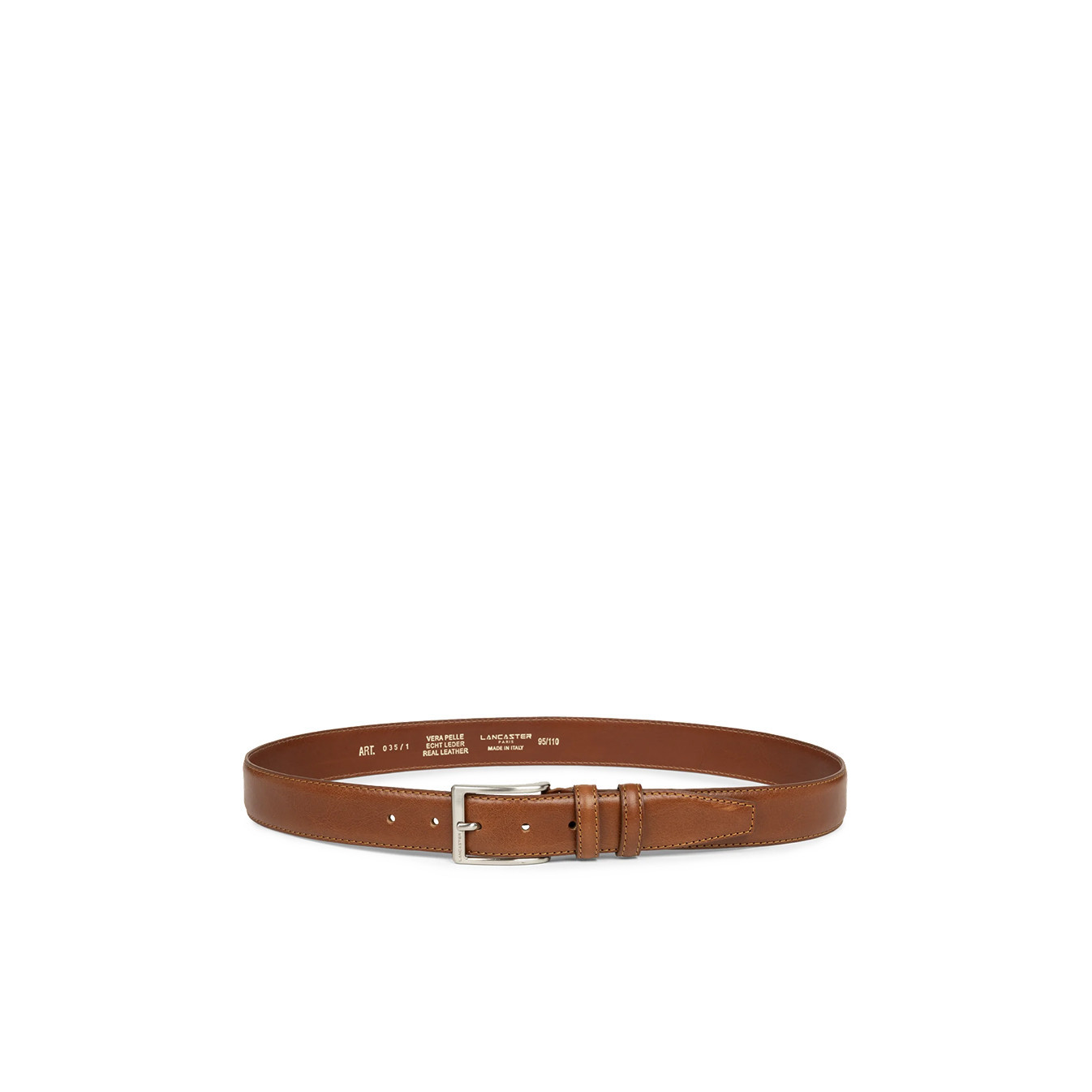 Lancaster Leather Belt for Men 601-11 Camel L