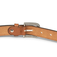 Lancaster Leather Belt for Women 601-021 Cognac M