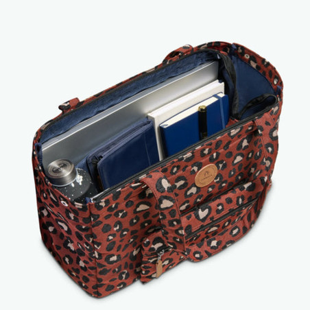 Cabaïa Tote Bag Taille L 16" Tropéa ouvert