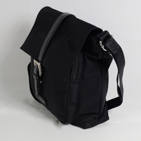 Lancaster Basic Verni Sac Porté Travers 514-85 Noir cote