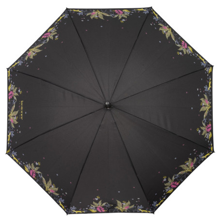 Isotoner Automatic Stick Umbrella Stag Fringe
