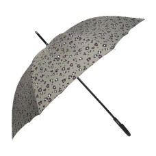 Isotoner Automatic Umbrella Leopard Beige